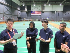 Chinese Taipei’s Charles Wang follows the steps to success at OCA camp