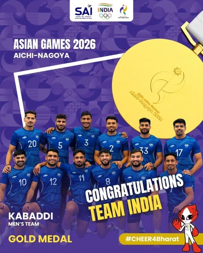 India storm back to beat Iran and defend men's kabaddi gold