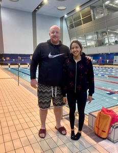 Nepali swimmer Gaurika Singh thanks ‘unbelievable, amazing’ coach in UK