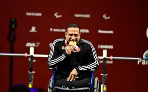 Jordan’s Omar Qarada wins first powerlifting gold at Tokyo Paralympics