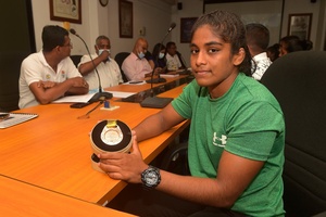 Sri Lanka NOC plots future of Crysbro Next Champ athlete Nethmi Ahinsa