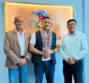 Nepal NOC President holds send-off ceremony for Olympian Deepak Bista