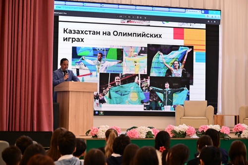 Elite athletes lead Olympic Day lessons across Kazakhstan