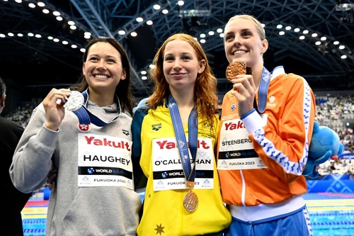 Haughey takes silver for Hong Kong China