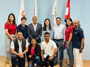 World Olympians visit Nepal NOC