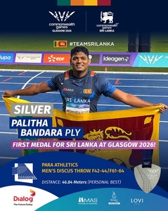 Sri Lanka joins medal table at Glasgow CWG