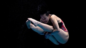 Chen Yiwen leads Chinese 1-2 in women’s 3m springboard