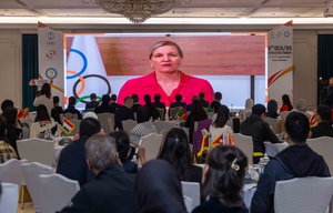 IOC President Kirsty Coventry urges Asian athletes to make their voices heard