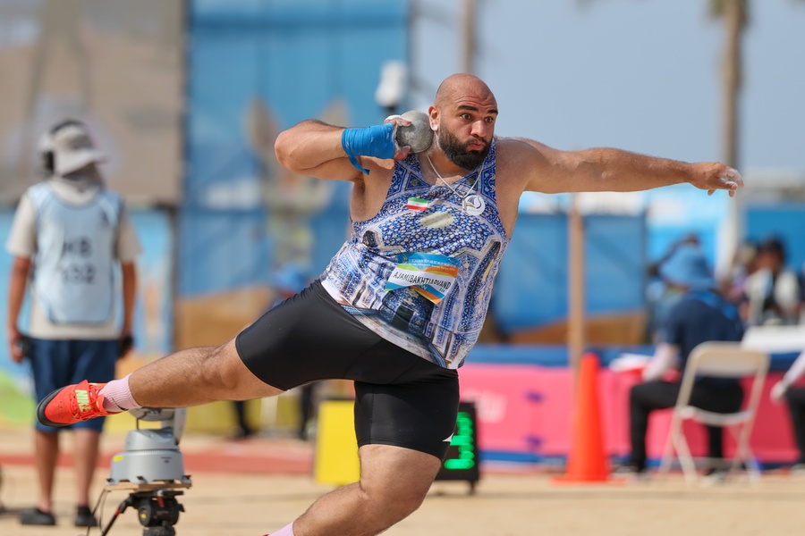 Iranian passion shines in shot put thriller