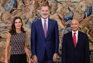 FINA President meets King of Spain