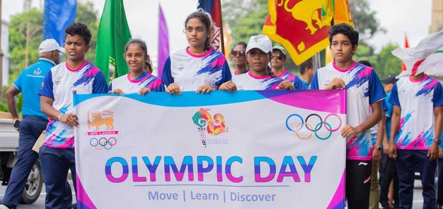Sri Lanka NOC celebrates Olympic Day at historic Galle Fort