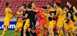 Australia beats Uzbekistan to seal last Asian berth for Tokyo Olympics