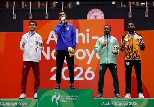Kuwait’s Abdullah Shaaban wins Asian Games karate gold over Qatar’s Abdelhamid