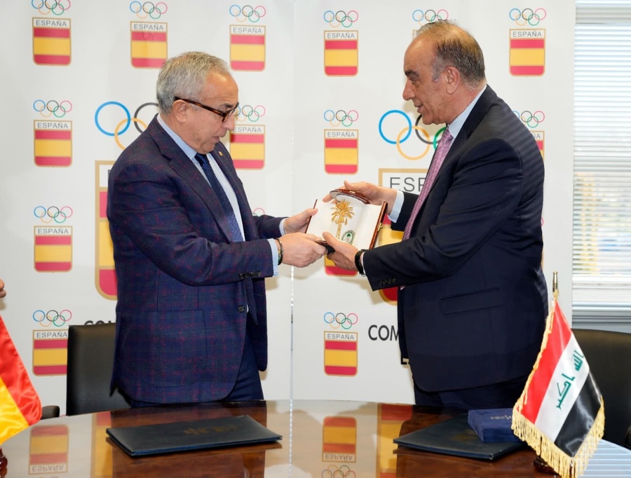 Iraq NOC signs sports agreement with Spanish Olympic Committee