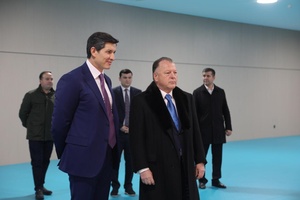 World judo president Marius Vizer visits Olympic Village in Tashkent