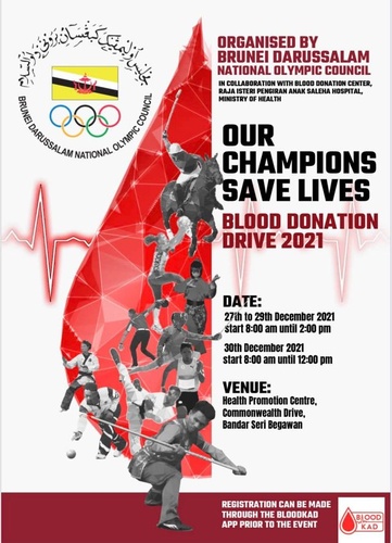 Brunei Darussalam NOC organises blood donation drive