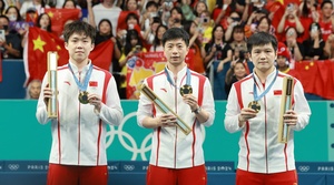 Chinese table tennis legend Ma Long wins sixth Olympic gold medal