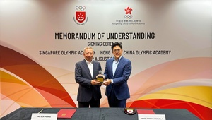 Hong Kong, China Olympic Academy signs MoU with Singapore OA