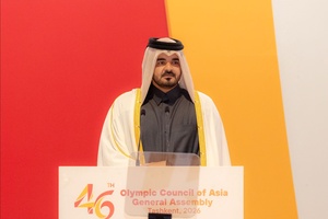 OCA Press Release: Sheikh Joaan Bin Hamad Al Thani elected OCA President; outlines vision Together for Asia