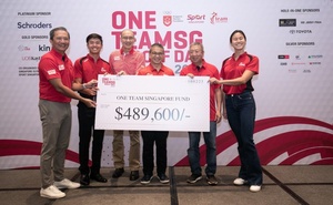 One Team Singapore Golf Day supports athletes on sporting journey
