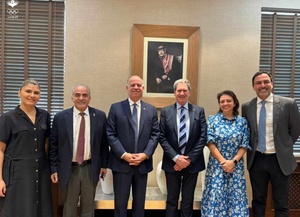 JOC President Prince Faisal welcomes ITF President David Haggerty