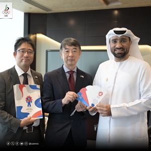 UAE NOC welcomes Japanese officials for Olympic cooperation talks