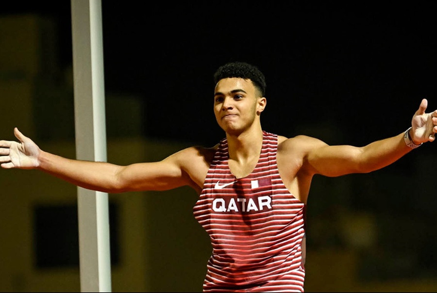 Aspire Academy’s pole vault champion Seif Hemeida. © Aspire Academy