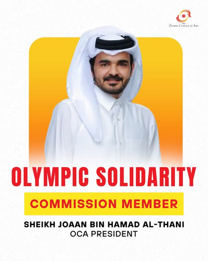 OCA congratulates Sheikh Joaan on appointment to OS Commission
