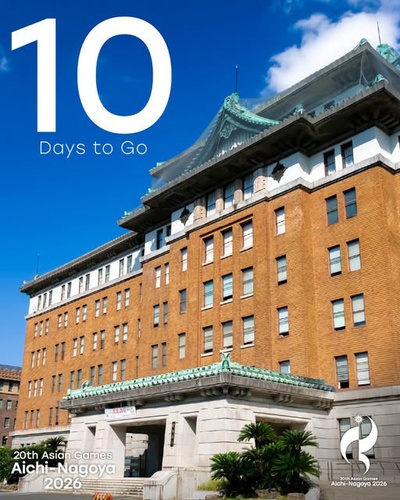 AINAGOC marks 10 days to go to Asian Games opening ceremony