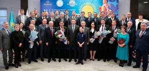 Kazakhstan honours its top athletes and coaches with Order of Kurmet