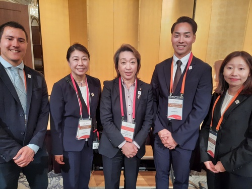 Japanese sports icon Hashimoto promotes Asian Games in parliament