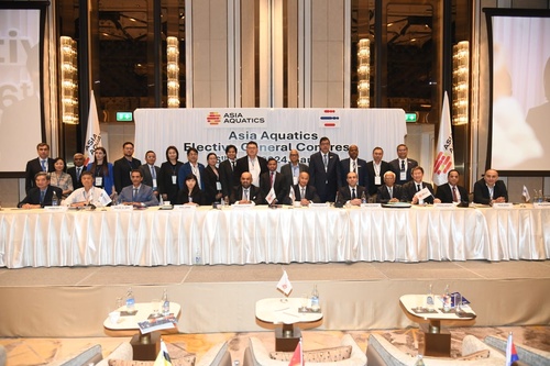 Sheikh Khalid Al Sabah re-elected Asia Aquatics President