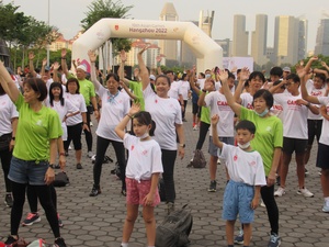 Asian Games Fun Run in Singapore attracts almost 1,000 participants