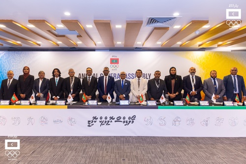 Maldives NOC General Assembly honours CDMs