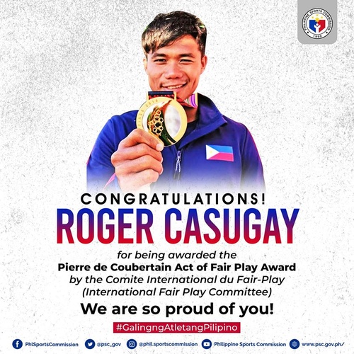 Philippines' SEA Games surfer wins fair play award