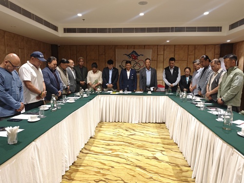 Nepal NOC Executive Board observe minute’s silence for Raja Randhir Singh