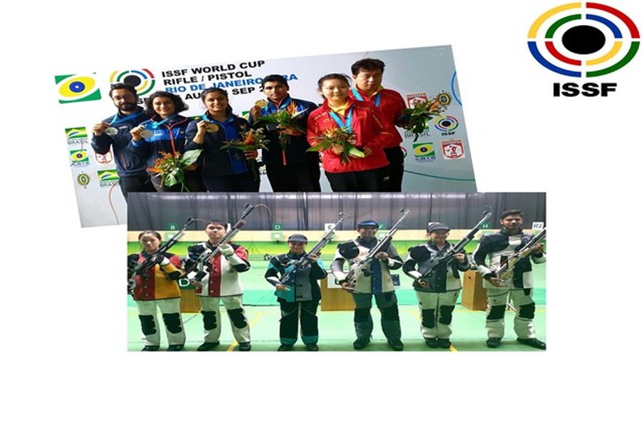 Indian shooters win four medals on Rio World Cup final day