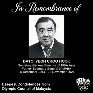 OCM mourns passing of basketball leader Dato’ Yeoh Choo Hock