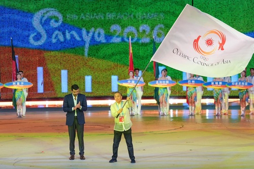 Philippines ‘proud’ and ‘thrilled’ to receive OCA flag in Sanya
