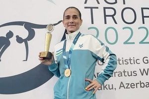 Uzbekistan’s timeless gymnast Chusovitina wins World Cup gold