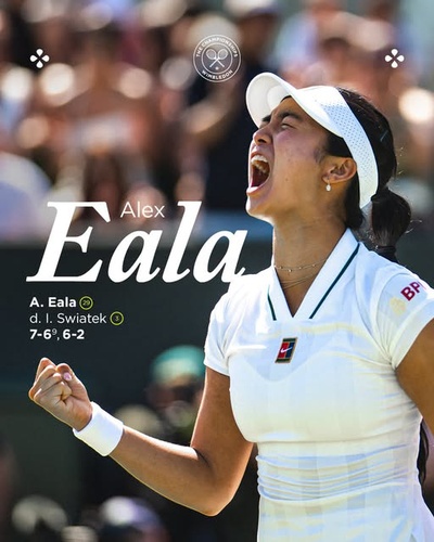 POC celebrates Eala’s Wimbledon victory over defending champ