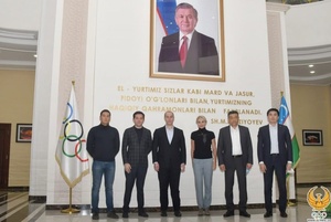 Cycling ace Zabelinskaya meets with top officials of Uzbekistan NOC to discuss long-term strategy