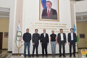 Cycling ace Zabelinskaya meets with top officials of Uzbekistan NOC to discuss long-term strategy