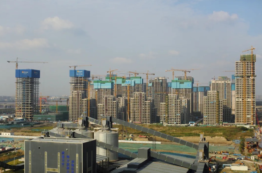 The ‘topping off’ of the high-rise buildings in the main Asian Games Village has been completed. © 19th Asian Games Hangzhou 2022