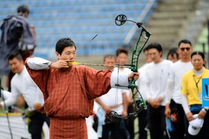 Bhutan NOC President attends archery grand prix opening ceremony