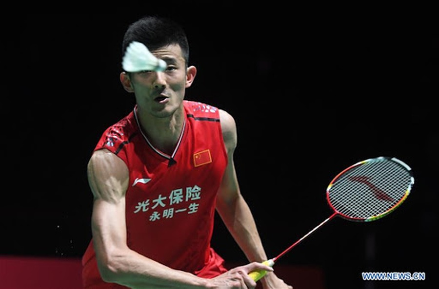 Rio 2016 Olympic champion Chen Long of China.