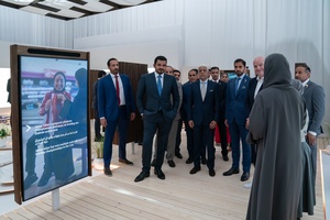 QOC President Sheikh Joaan visits UAE Olympic House in Paris