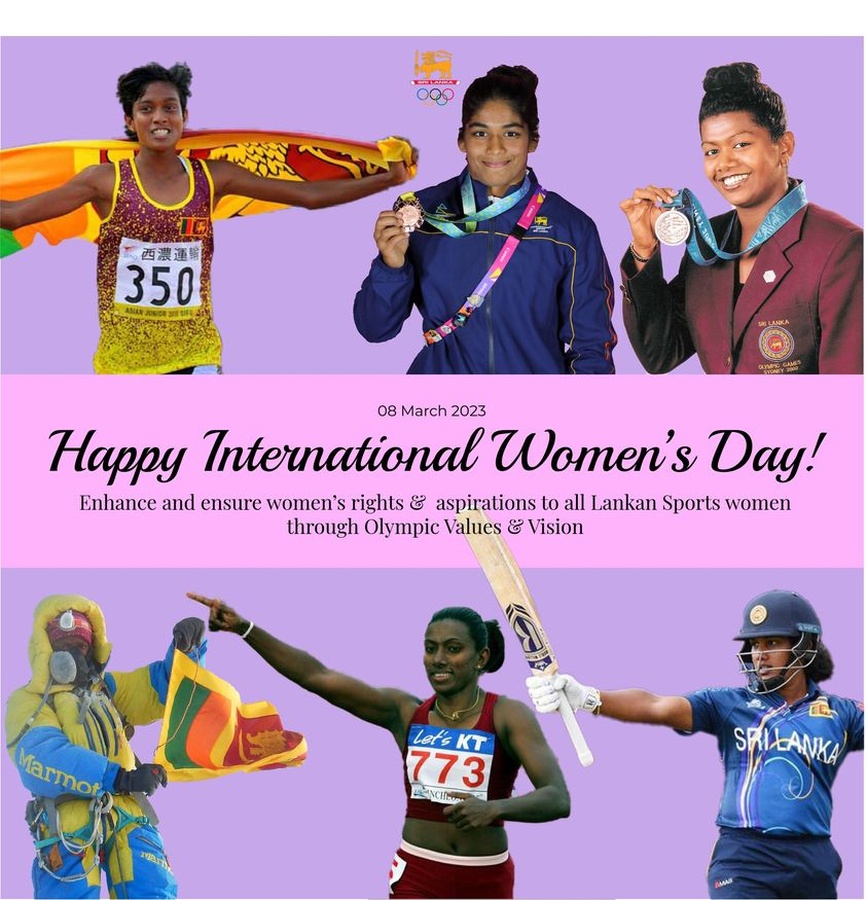 Sri Lanka NOC celebrates IWD 2023. @OlympicLK