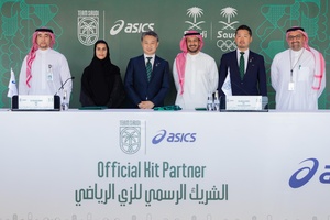 SOPC partners with ASICS as Official Kit Partner for Team Saudi