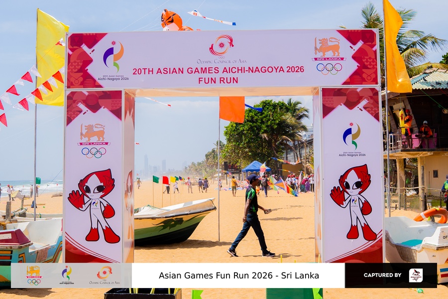It’s a beach party at Aichi-Nagoya 2026 Asian Games Fun Run in Sri Lanka